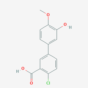 molecular formula C14H11ClO4 B6380328 MFCD18315321 CAS No. 1261901-56-7