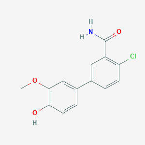 molecular formula C14H12ClNO3 B6380329 MFCD18315308 CAS No. 1261904-10-2