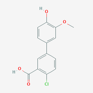 molecular formula C14H11ClO4 B6380368 MFCD18315320 CAS No. 1261951-12-5