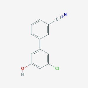 molecular formula C13H8ClNO B6380700 MFCD18315450 CAS No. 1261960-75-1