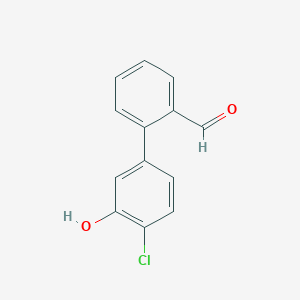 molecular formula C13H9ClO2 B6380722 MFCD18315454 CAS No. 1261919-37-2