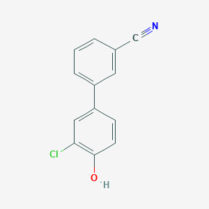 molecular formula C13H8ClNO B6380730 MFCD18315448 CAS No. 1261897-14-6