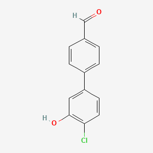 molecular formula C13H9ClO2 B6380733 MFCD18315457 CAS No. 1261919-39-4