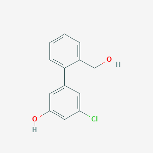 molecular formula C13H11ClO2 B6380828 MFCD18315476 CAS No. 1261955-27-4