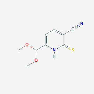 6-(Dimethoxymethyl)-2-mercaptonicotinonitrile