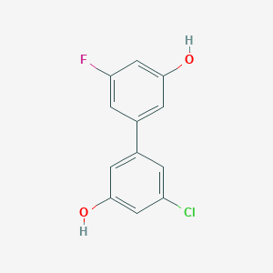 molecular formula C12H8ClFO2 B6380976 MFCD18315512 CAS No. 1261908-41-1