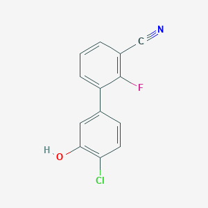 molecular formula C13H7ClFNO B6381127 MFCD18315555 CAS No. 1261990-31-1