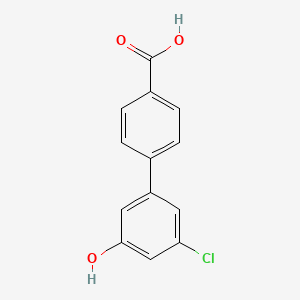 molecular formula C13H9ClO3 B6381157 MFCD18315564 CAS No. 1262000-71-4