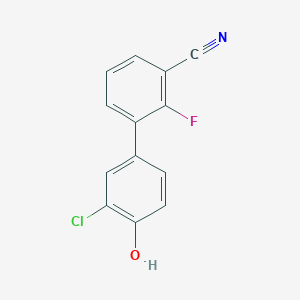 molecular formula C13H7ClFNO B6381158 MFCD18315554 CAS No. 1261942-49-7