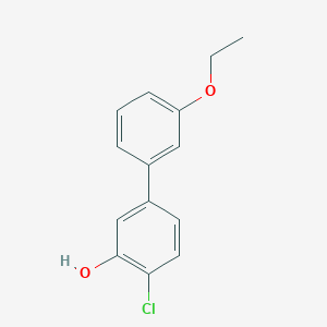 molecular formula C14H13ClO2 B6381205 MFCD18315577 CAS No. 1261956-41-5