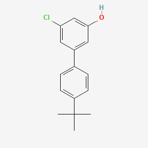 molecular formula C16H17ClO B6381504 MFCD18315648 CAS No. 1261920-83-5