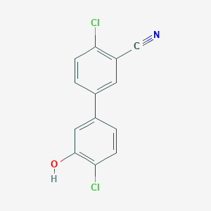 molecular formula C13H7Cl2NO B6381565 MFCD18315665 CAS No. 1261892-10-7