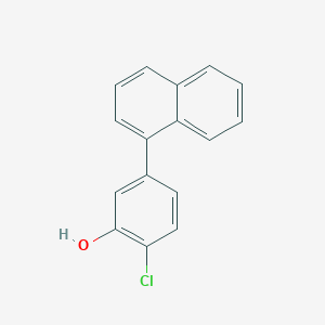 molecular formula C16H11ClO B6381702 2-Chloro-5-(naphthalen-1-yl)phenol CAS No. 1261897-26-0
