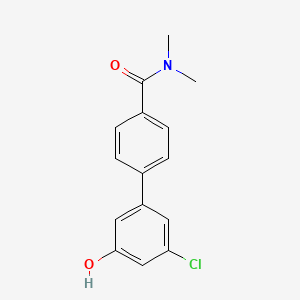 molecular formula C15H14ClNO2 B6381856 MFCD18315735 CAS No. 1261897-33-9