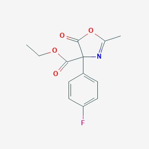 Ethyl 4-(4-fluorophenyl)-2-methyl-5-oxo-1,3-oxazole-4-carboxylate
