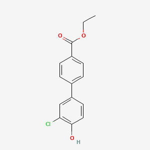molecular formula C15H13ClO3 B6381907 S4M28J5BG7 CAS No. 1261921-45-2