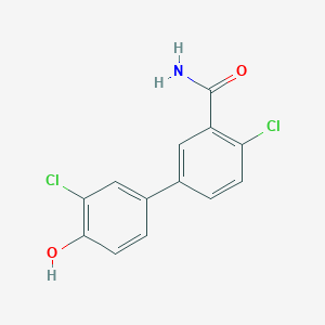 molecular formula C13H9Cl2NO2 B6381965 MFCD18315757 CAS No. 1261956-70-0