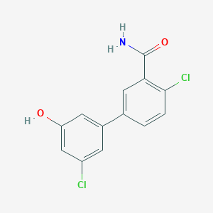 molecular formula C13H9Cl2NO2 B6381973 MFCD18315759 CAS No. 1261888-45-2