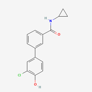 molecular formula C16H14ClNO2 B6382014 MFCD18315772 CAS No. 1261970-26-6