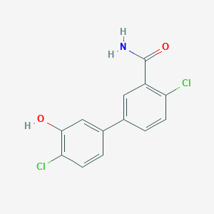 molecular formula C13H9Cl2NO2 B6382034 MFCD18315758 CAS No. 1261961-32-3