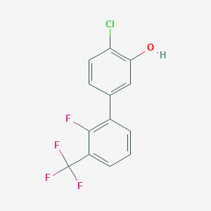 molecular formula C13H7ClF4O B6382062 MFCD18315782 CAS No. 1261951-74-9