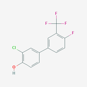 molecular formula C13H7ClF4O B6382071 MFCD18315784 CAS No. 1261973-04-9