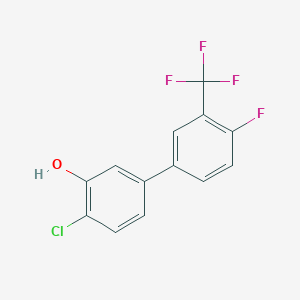 molecular formula C13H7ClF4O B6382079 MFCD18315785 CAS No. 1261961-38-9