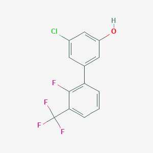 molecular formula C13H7ClF4O B6382088 MFCD18315783 CAS No. 1261928-84-0