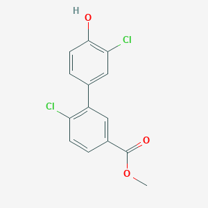 molecular formula C14H10Cl2O3 B6382118 MFCD18315796 CAS No. 1261928-96-4