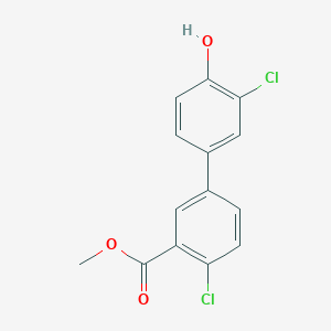 molecular formula C14H10Cl2O3 B6382152 MFCD18315802 CAS No. 1261922-18-2