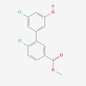 molecular formula C14H10Cl2O3 B6382154 MFCD18315798 CAS No. 1261931-82-1