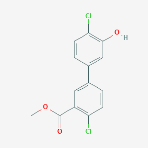molecular formula C14H10Cl2O3 B6382159 MFCD18315803 CAS No. 1261944-63-1