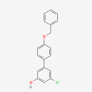 molecular formula C19H15ClO2 B6382247 MFCD18315825 CAS No. 1262002-00-5