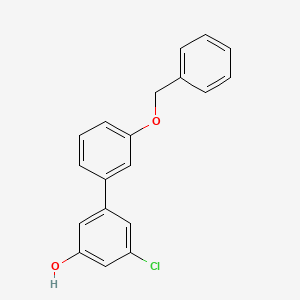 molecular formula C19H15ClO2 B6382292 MFCD18315822 CAS No. 1261961-54-9