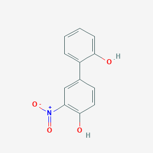 molecular formula C12H9NO4 B6382434 4-(2-Hydroxyphenyl)-2-nitrophenol CAS No. 1261945-04-3