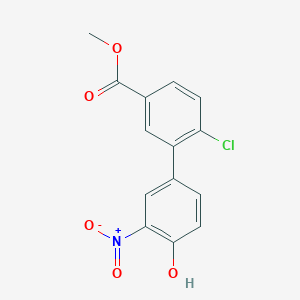 molecular formula C14H10ClNO5 B6383032 MFCD18315997 CAS No. 1261933-11-2