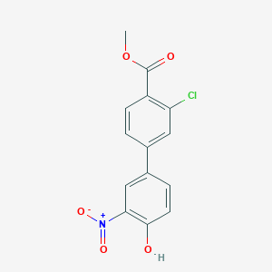 molecular formula C14H10ClNO5 B6383044 MFCD18315998 CAS No. 1261963-82-9