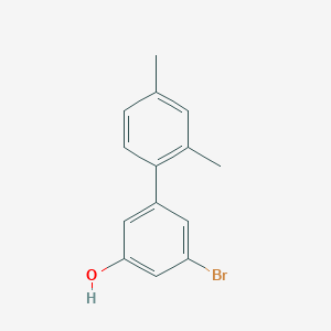 molecular formula C14H13BrO B6383217 3-Bromo-5-(2,4-dimethylphenyl)phenol CAS No. 1261991-63-2