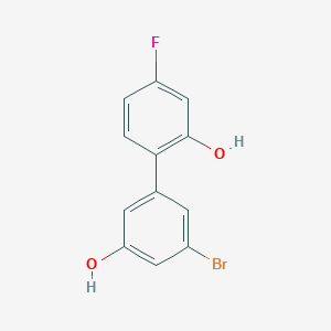 molecular formula C12H8BrFO2 B6383228 MFCD18316058 CAS No. 1261964-12-8