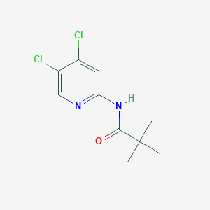molecular formula C10H12Cl2N2O B063836 N-(4,5-Dichloropyridin-2-yl)pivalamide CAS No. 188577-71-1