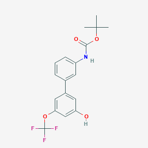 5-(3-BOC-Aminophenyl)-3-trifluoromethoxyphenol, 95%