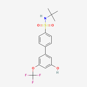 5-(4-t-Butylsulfamoylphenyl)-3-trifluoromethoxyphenol, 95%