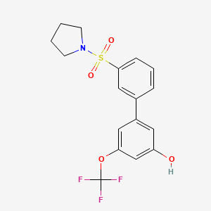 5-[3-(Pyrrolidinylsulfonyl)phenyl]-3-trifluoromethoxyphenol, 95%