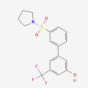 5-[3-(Pyrrolidinylsulfonyl)phenyl]-3-trifluoromethylphenol, 95%