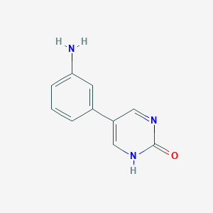 5-(3-Aminophenyl)-2-hydroxypyrimidine, 95%
