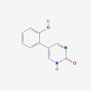 B6385149 5-(2-Hydroxyphenyl)-2-hydroxypyrimidine, 95% CAS No. 1111104-21-2