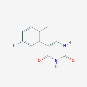 molecular formula C11H9FN2O2 B6385304 MFCD18316530 CAS No. 1261953-26-7
