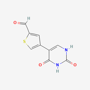 molecular formula C9H6N2O3S B6385356 MFCD18316538 CAS No. 1261923-05-0