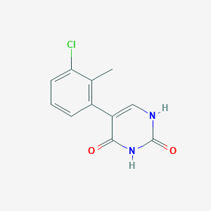 5-(3-Chloro-2-methylphenyl)-(2,4)-dihydroxypyrimidine, 95%