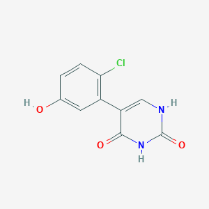 5-(2-Chloro-5-hydroxyphenyl)-(2,4)-dihydroxypyrimidine, 95%